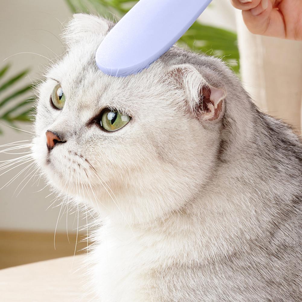 HKM-5015997 Durable Cat Grooming Comb with Tongue Massager for Comfortable Pet Care