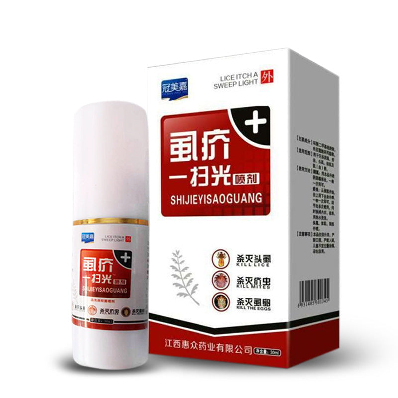 HKM-5016381 Flea and Lice Spray for Dogs and Cats - 30ml Effective Insect Treatment