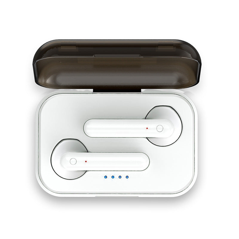 HKM-501715 Bluetooth Wireless Headset with Charging Case, Stereo Sound, and Power Display