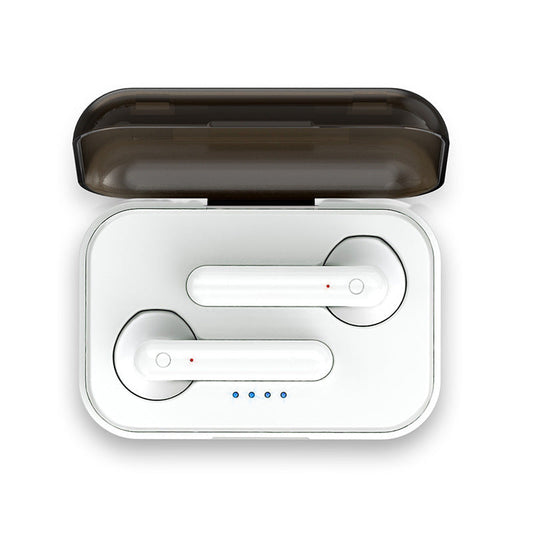 HKM-501715 Bluetooth Wireless Headset with Charging Case, Stereo Sound, and Power Display