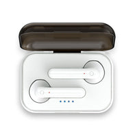 HKM-501715 Bluetooth Wireless Headset with Charging Case, Stereo Sound, and Power Display