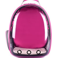 HKM-5018173 360 Degree Sightseeing Portable Pet Backpack Carrier with Bubble Design, Breathable and Lightweight Rucksack for Small Pets
