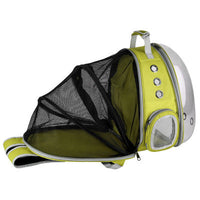 HKM-5018173 360 Degree Sightseeing Portable Pet Backpack Carrier with Bubble Design, Breathable and Lightweight Rucksack for Small Pets