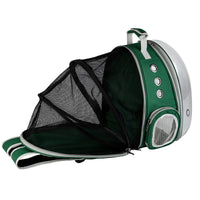 HKM-5018173 360 Degree Sightseeing Portable Pet Backpack Carrier with Bubble Design, Breathable and Lightweight Rucksack for Small Pets