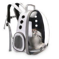 HKM-5018173 360 Degree Sightseeing Portable Pet Backpack Carrier with Bubble Design, Breathable and Lightweight Rucksack for Small Pets
