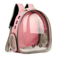 HKM-5018173 360 Degree Sightseeing Portable Pet Backpack Carrier with Bubble Design, Breathable and Lightweight Rucksack for Small Pets