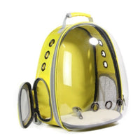 HKM-5018173 360 Degree Sightseeing Portable Pet Backpack Carrier with Bubble Design, Breathable and Lightweight Rucksack for Small Pets
