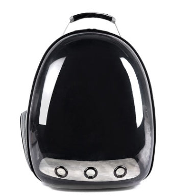 HKM-5018173 360 Degree Sightseeing Portable Pet Backpack Carrier with Bubble Design, Breathable and Lightweight Rucksack for Small Pets