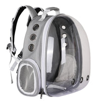 HKM-5018173 360 Degree Sightseeing Portable Pet Backpack Carrier with Bubble Design, Breathable and Lightweight Rucksack for Small Pets