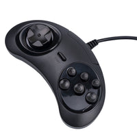 HKM-501843 Sega USB PC Game Controller with 1.8m Cable - Black, Model SG002-BL-1PCS