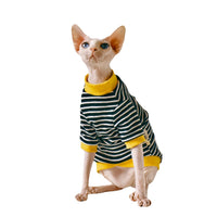 HKM-5018685 Sphinx Hairless Cat Cotton Clothing - Black, Multiple Sizes Available