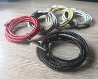 HKM-501907 3-in-1 Magnetic Charging Cable with LED Indicator for Easy One-Handed Use