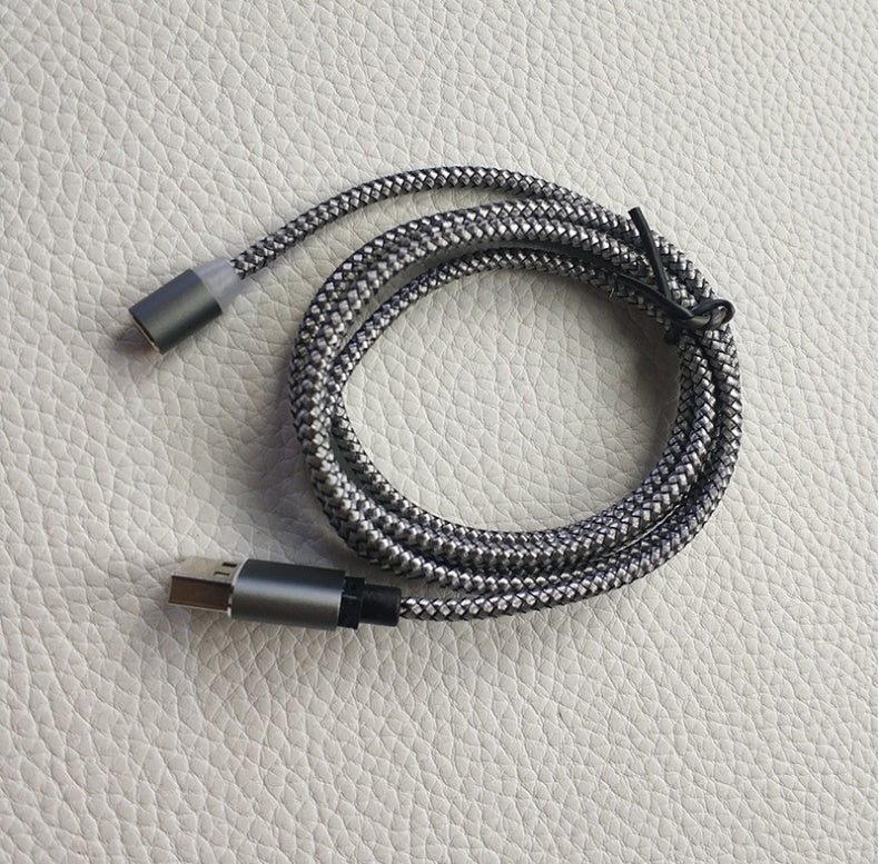 HKM-501907 3-in-1 Magnetic Charging Cable with LED Indicator for Easy One-Handed Use