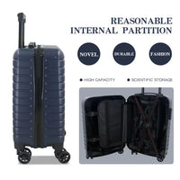 HKM-501907 OMASKA Custom ABS Luggage Set - 14, 20, 24, 28 Inch Spinner Wheels Travel Suitcases
