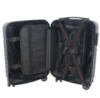 HKM-501907 OMASKA Custom ABS Luggage Set - 14, 20, 24, 28 Inch Spinner Wheels Travel Suitcases