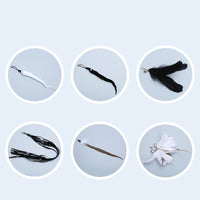 HKM-5019325 Telescopic Cat Toy Set with Replacement Feather Heads and Fishing Line