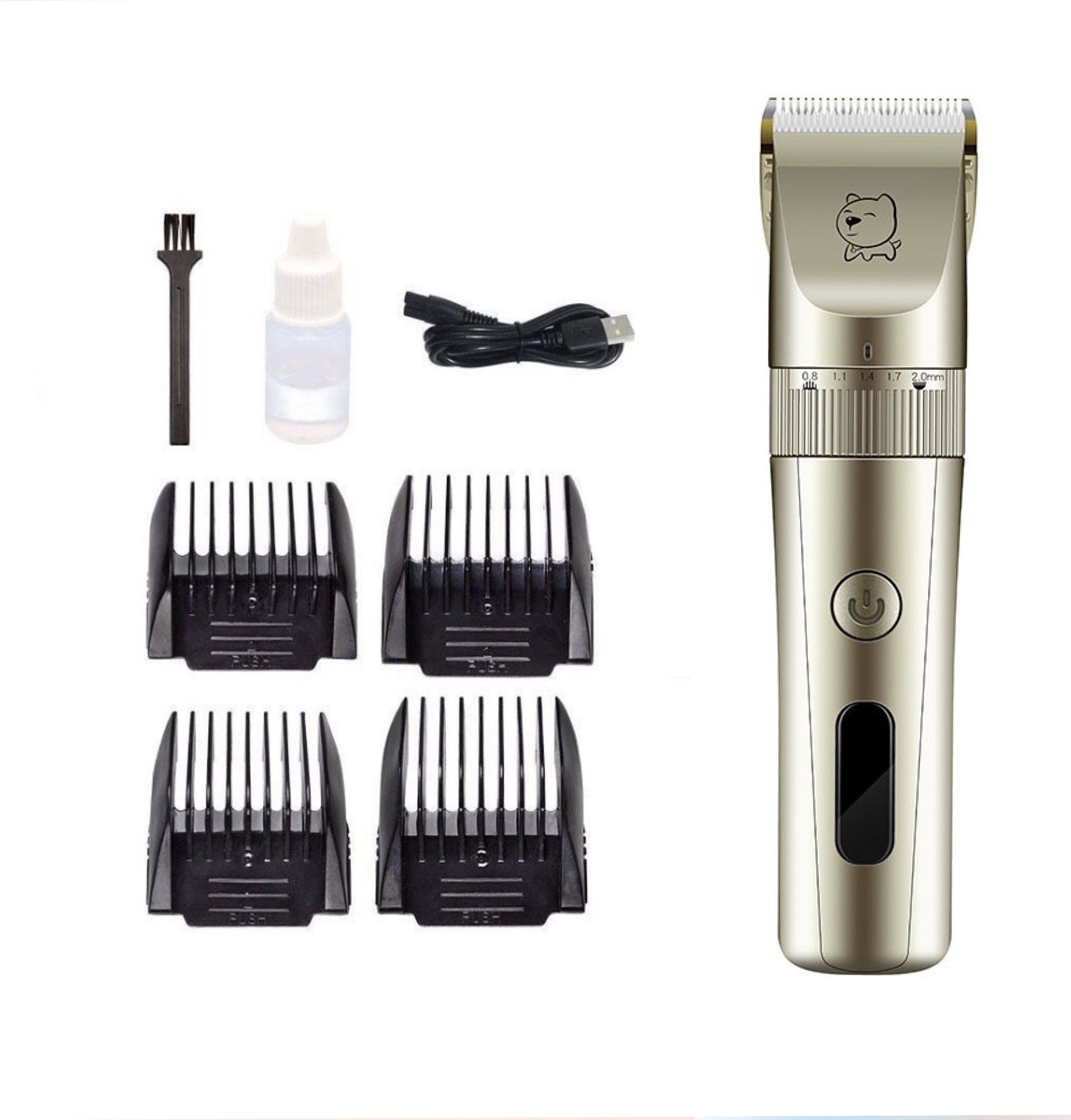 HKM-5020093 Professional Rechargeable Electric Shear with Ceramic Blade for Pet Grooming