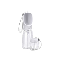 HKM-5020349 Portable Dual-Use Dog Drinking Cup with Split Water Grain Design - Available in 350ml and 550ml