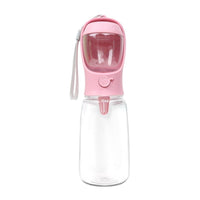 HKM-5020349 Portable Dual-Use Dog Drinking Cup with Split Water Grain Design - Available in 350ml and 550ml