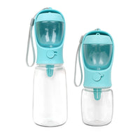 HKM-5020349 Portable Dual-Use Dog Drinking Cup with Split Water Grain Design - Available in 350ml and 550ml