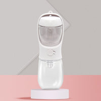 HKM-5020349 Portable Dual-Use Dog Drinking Cup with Split Water Grain Design - Available in 350ml and 550ml