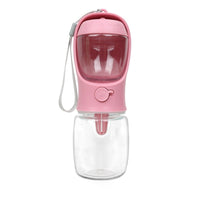 HKM-5020349 Portable Dual-Use Dog Drinking Cup with Split Water Grain Design - Available in 350ml and 550ml