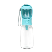 HKM-5020349 Portable Dual-Use Dog Drinking Cup with Split Water Grain Design - Available in 350ml and 550ml