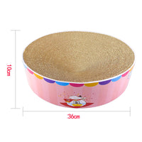 HKM-5020477 Corrugated Paper Cat Scratcher Toy for Interactive Play and Scratching Fun