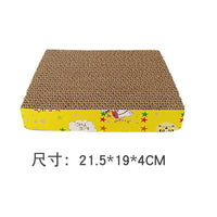 HKM-5020477 Corrugated Paper Cat Scratcher Toy for Interactive Play and Scratching Fun