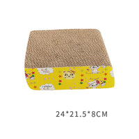 HKM-5020477 Corrugated Paper Cat Scratcher Toy for Interactive Play and Scratching Fun