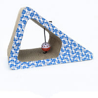 HKM-5020477 Corrugated Paper Cat Scratcher Toy for Interactive Play and Scratching Fun