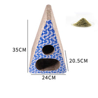 HKM-5020477 Corrugated Paper Cat Scratcher Toy for Interactive Play and Scratching Fun