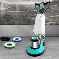 HKM-502099 1500W Multifunctional Floor Tile and Carpet Cleaning Machine - 17inch Sweeper Scrubber with Ergonomic Handle