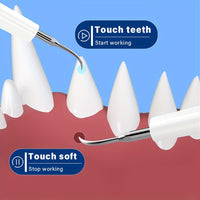 HKM-5021757 Electric Tooth Cleaner for Pets with 2 Cleaning Heads and USB Charger Kit for Dental Care
