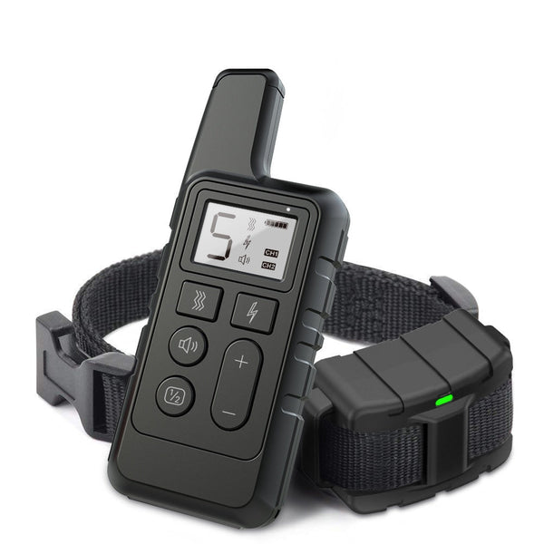 HKM-5022269 Adjustable Dog Training Collar in Black - Effective Communication Tool for Training and Correction