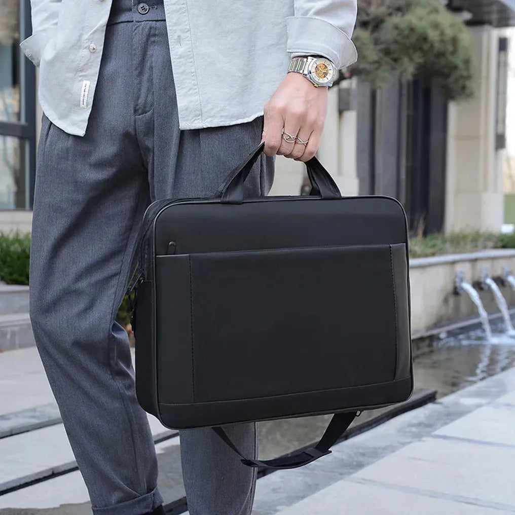 HKM-502227 Durable Waterproof Oxford Laptop Tote with Large Capacity for Computers and Accessories