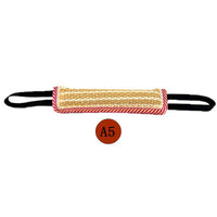 HKM-5022909 Coarse Hemp Dog Biting Stick - 30cm Training Toy for Play and Chewing