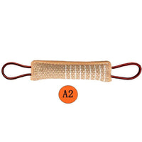 HKM-5022909 Coarse Hemp Dog Biting Stick - 30cm Training Toy for Play and Chewing