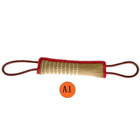 HKM-5022909 Coarse Hemp Dog Biting Stick - 30cm Training Toy for Play and Chewing