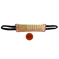 HKM-5022909 Coarse Hemp Dog Biting Stick - 30cm Training Toy for Play and Chewing