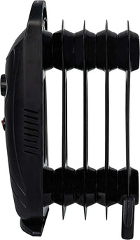 HKM-502291 Electric Oil-Filled Radiator Heater - 2000W Portable Freestanding with Adjustable Thermostat and Safety Features