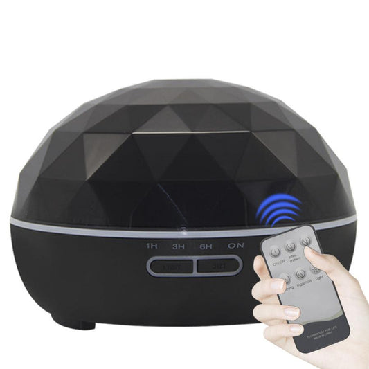 HKM-502291 Ultrasonic Aroma Diffuser with Colorful Night Light and Remote Control, 300ML Capacity, 30ML/H Output, Quiet Operation