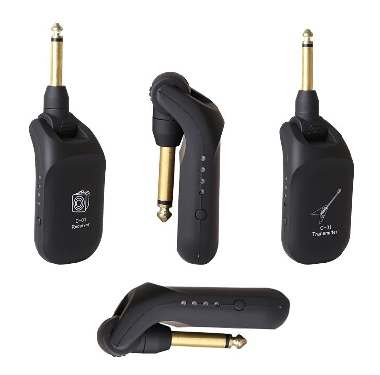 HKM-502355 Rechargeable Wireless Guitar Transmitter and Receiver Set for Electric and Acoustic Instruments