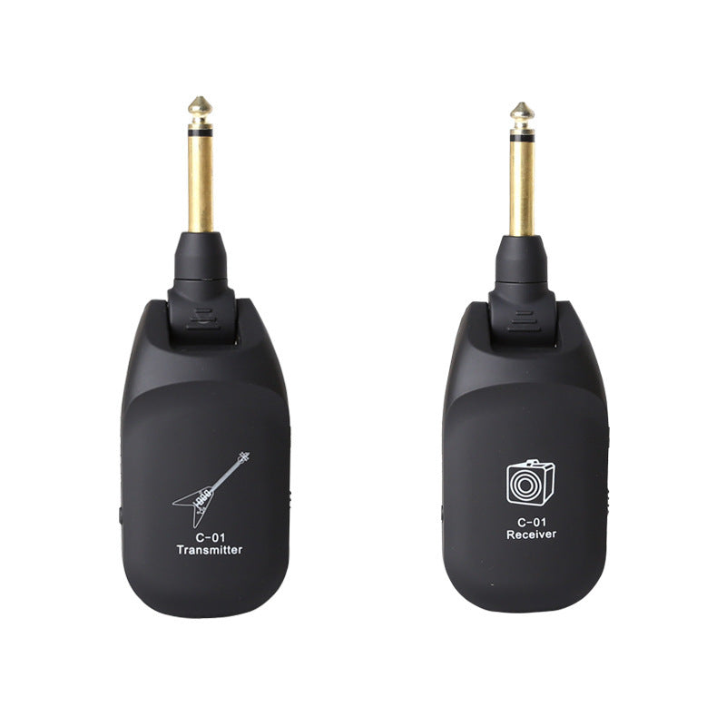 HKM-502355 Rechargeable Wireless Guitar Transmitter and Receiver Set for Electric and Acoustic Instruments