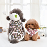 HKM-5024829 Casual Polyester Dog Coat for Small Dogs in Pink and Green