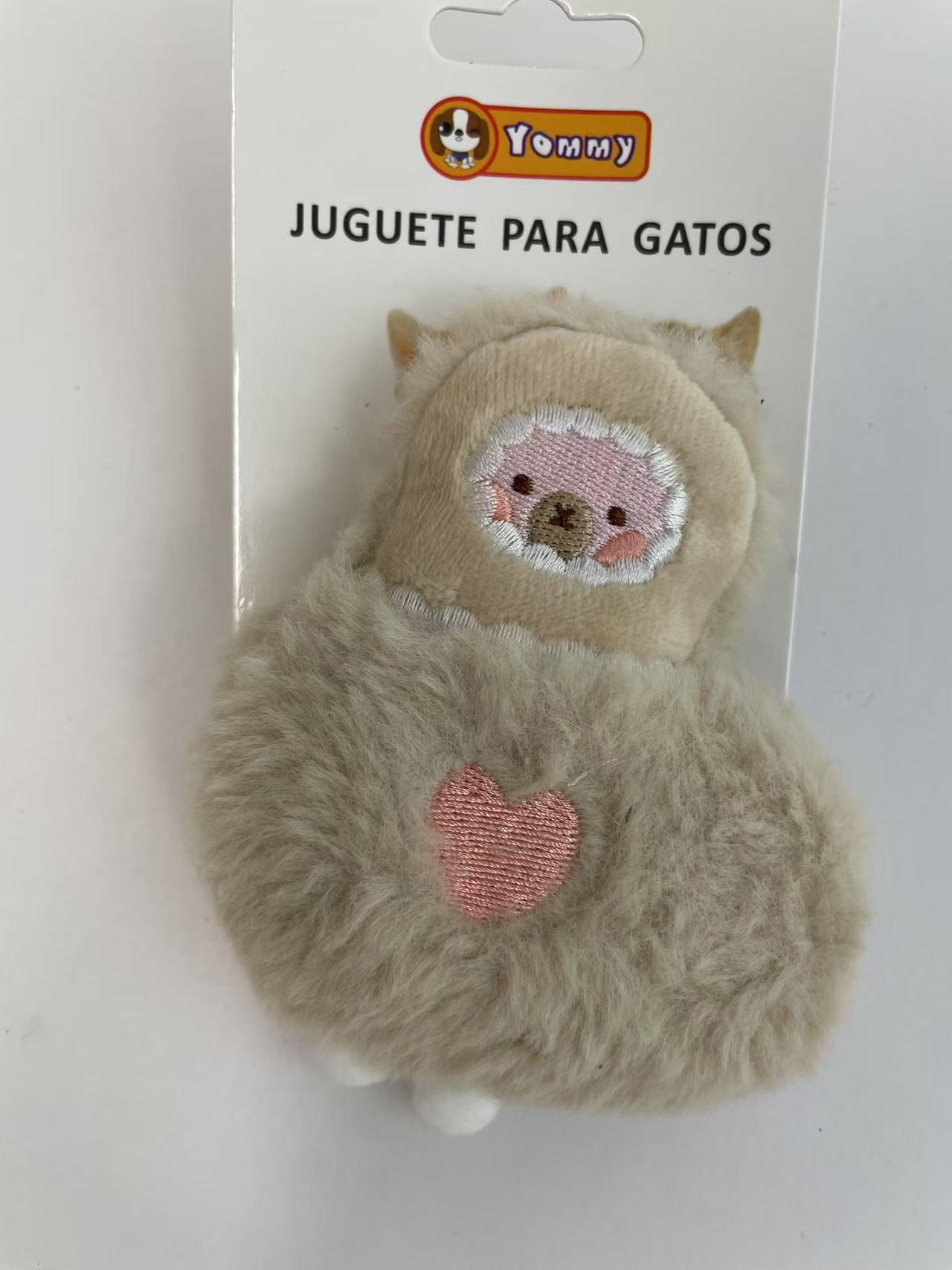 HKM-5025085 Plush Sheep Cat Toy – Soft and Cuddly with Irresistible Appeal for Cats