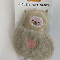 HKM-5025085 Plush Sheep Cat Toy – Soft and Cuddly with Irresistible Appeal for Cats
