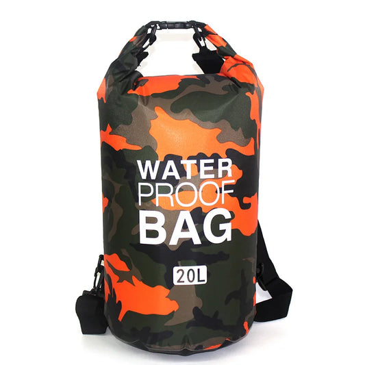HKM-502547 Lightweight 5L Waterproof PVC Dry Bag with Shoulder Straps for Outdoor Activities