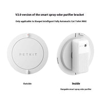 HKM-5025725 Smart Spray Odor Removal Machine for Litter Boxes - Pet-Friendly Freshener for Cats and Dogs