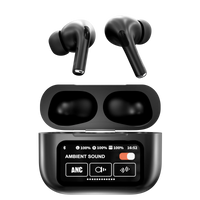 HKM-502675 A9Pro Touch Screen True Wireless Earbuds with ANC and ENC, Bluetooth 5.4 Technology